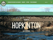Tablet Screenshot of hopkinton-nh.gov